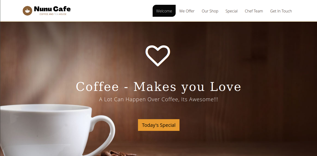 Nunu Cafe Website Released